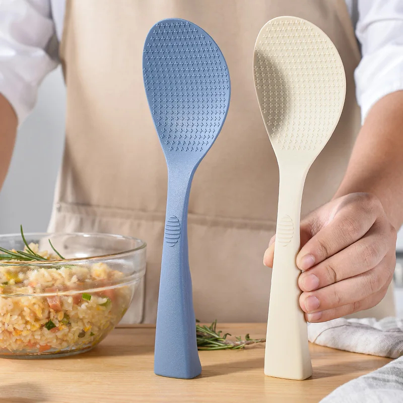 Home Cooking Delivery - Интегрированная силиконовая ложка для риса, термостойкая,