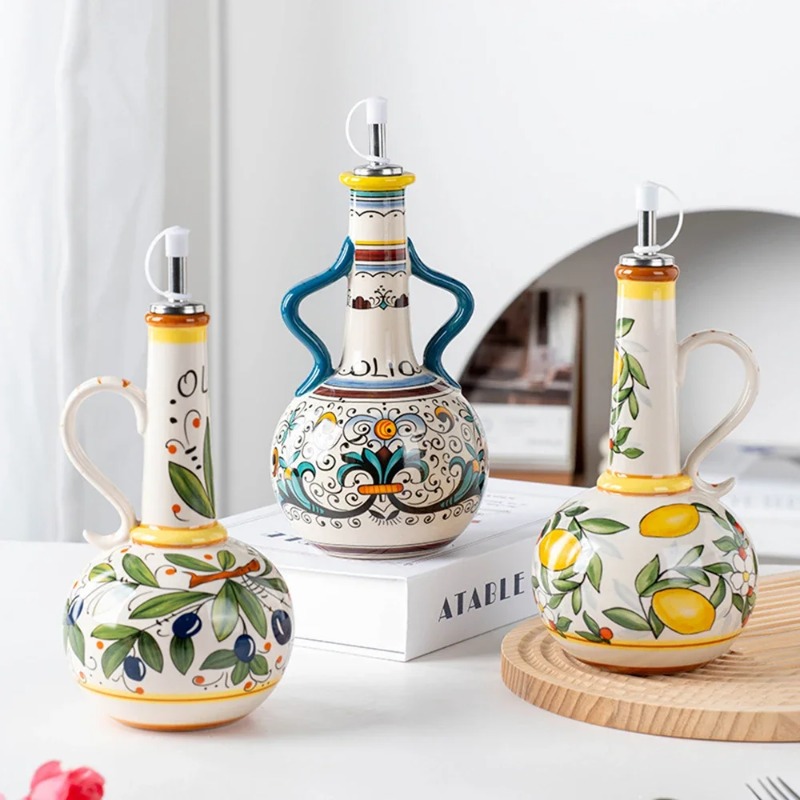 Home Cooking Delivery - Керамическая бутылка для масла, соевого соуса,