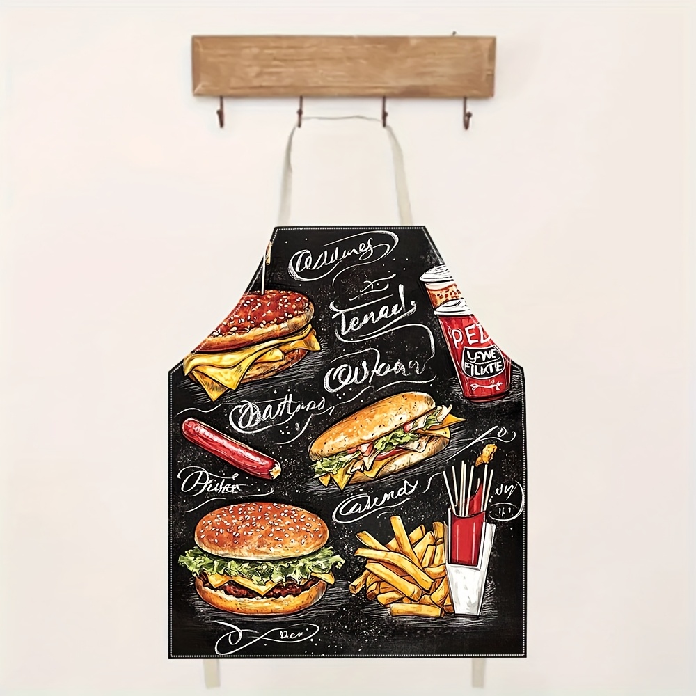 Фартук для повара в стиле ретр – обзор и цена Home Cooking Fast Foods