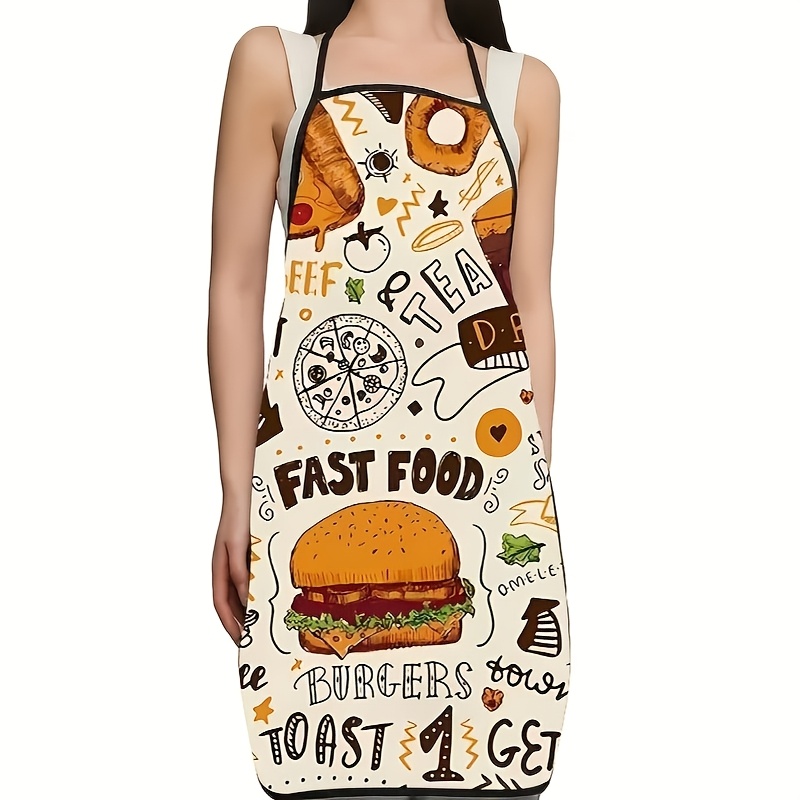 Кухонный фартук в стиле фастфу – обзор и цена Home Cooking Fast Foods